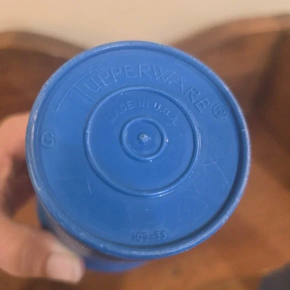 Vintage Tupperware Bell Tumblers Kids Cups Model 109 Blue Orange Yellow Lot 6 - Picture 11 of 16